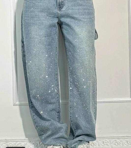 The Airy Rhinestone Jeans