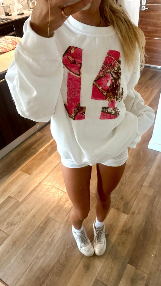 Pink Camo Cozy Crewneck